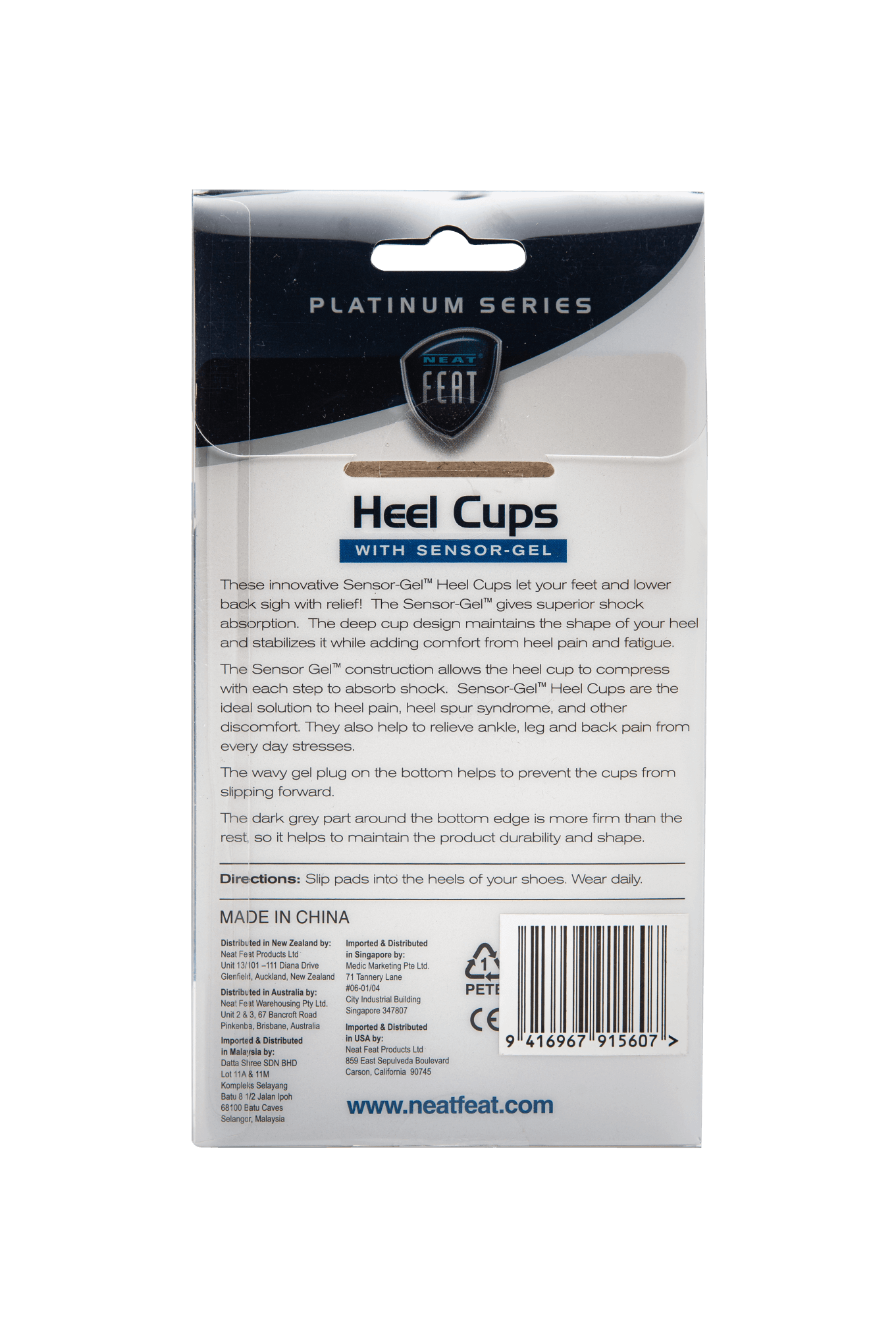 Platinum Series Heel Cups For Heel Spurs And Heel Discomfort – Neat ...